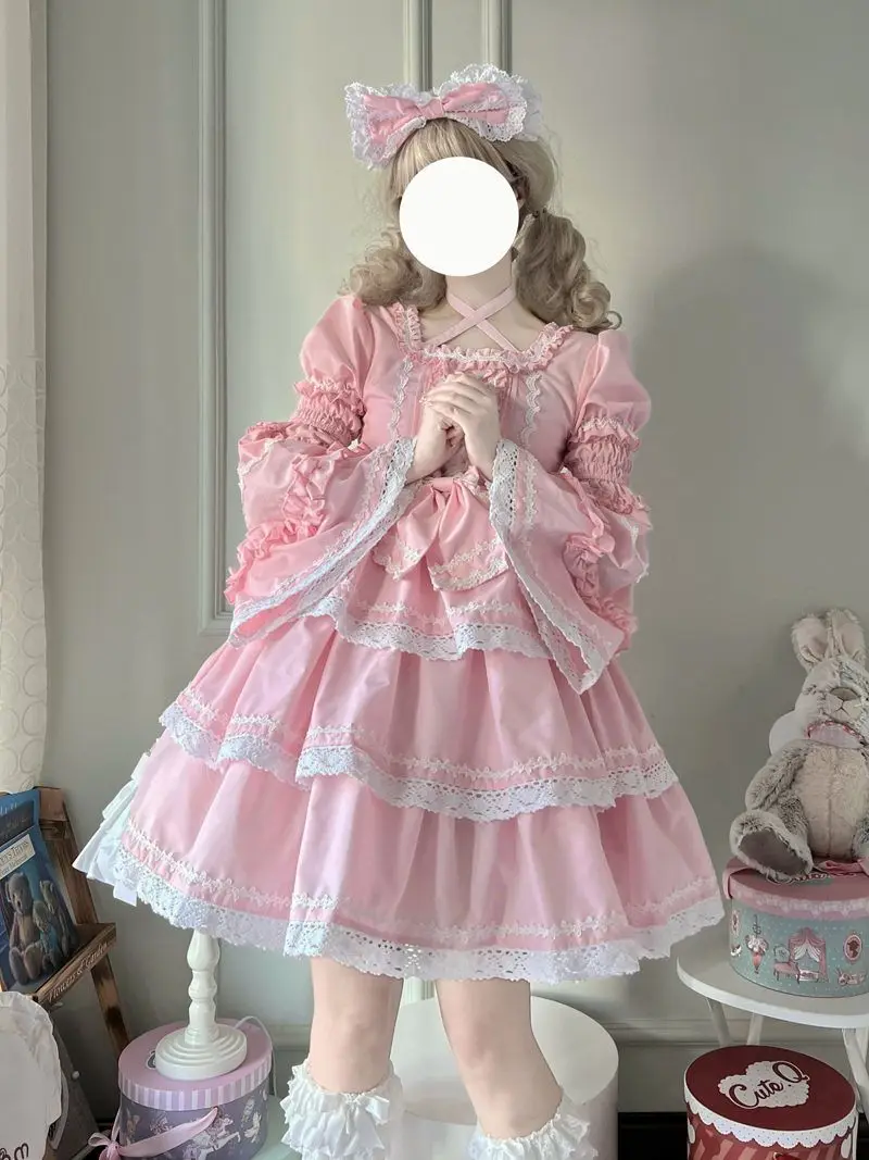 

NONSAR Original Design Lolita Dress With Removable Sleeves Women Creative OP Dress New Hot