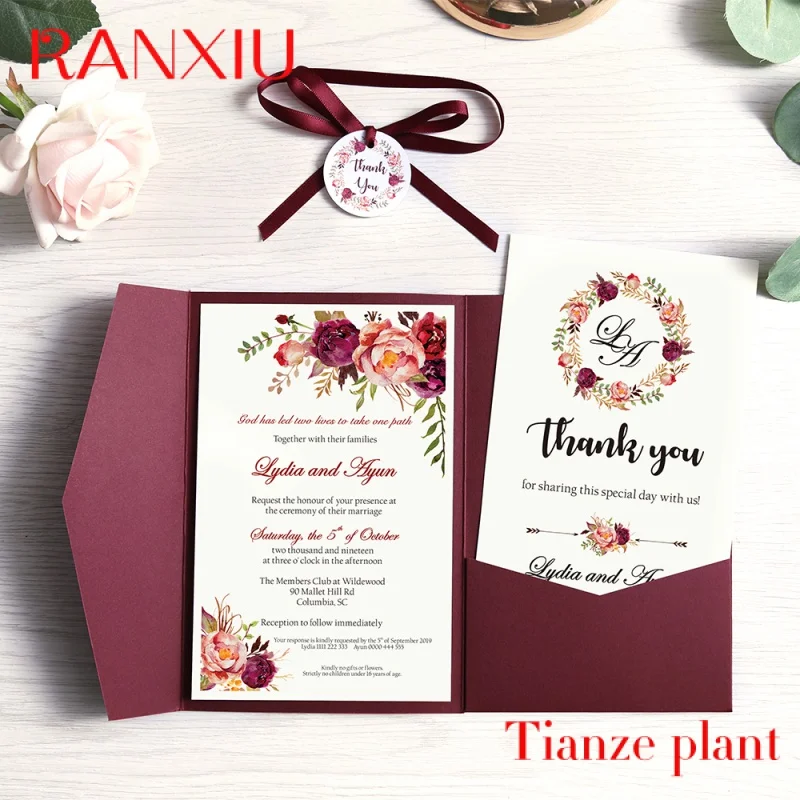 

Custom High Quality Custom Luxury Colour Printed Thank You Greeting Cards With Logo And Envelope For Wedding Birthday