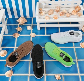 أحذية رياضية نسائية ملونة وعصرية وفاخرة وخفيفة الوزن للجري قابلة للتنفس ومريحة شبكية متوازنة 6