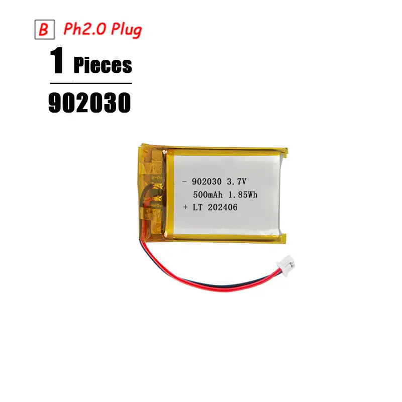 3.7V Lipo Battery Ph2.0 Plug Rechargeable Lithium Battery 3.7V For PS4 Humidifiers GPS Navigation  Bluetooth Speaker MP3 MP4 - Image 25