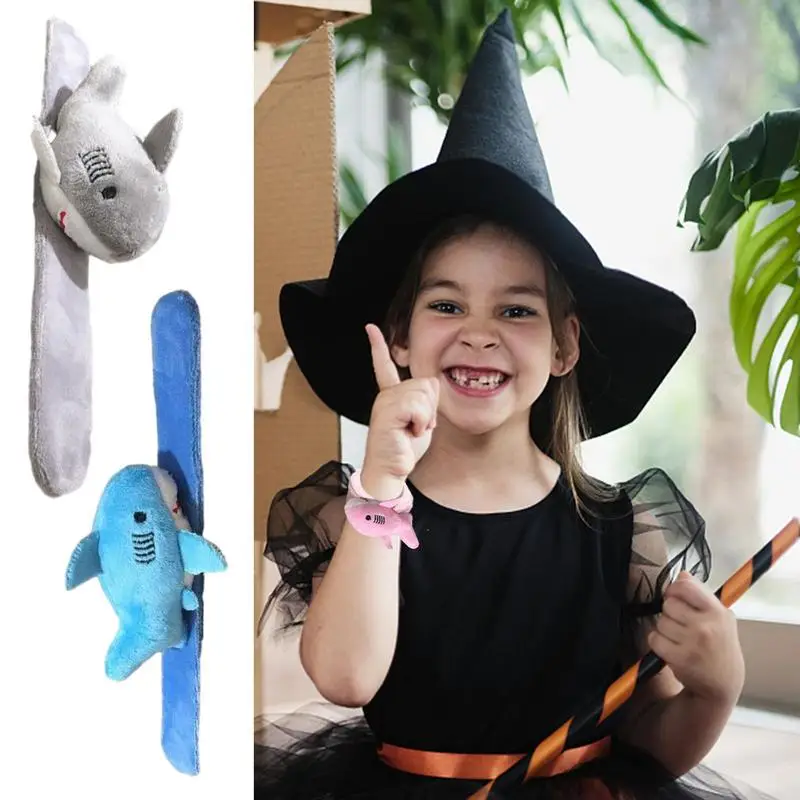 60cm 23in blow up stick inflatable toy indoor outdoor stage dress up props set kids teens kindergarten party favor dropship Shark Slap Bracelet Plush Wristband Stuffed Animal Huggers Slap Bracelet Interactive Toy FigureFor Kid Party Favor Birthday Gift