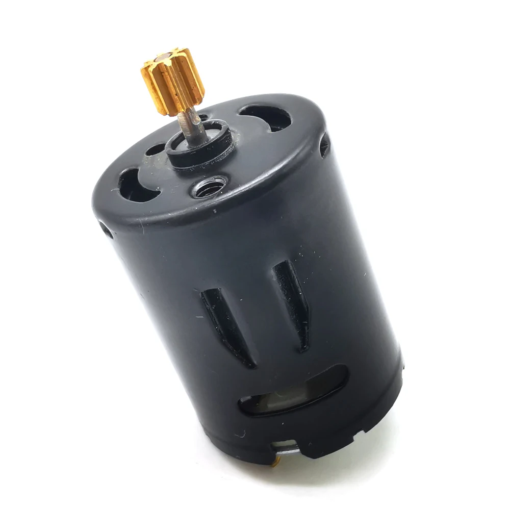 Moteur électrique 370 6V 52000 tr/min pour RC WPL, posé sur fond blanc avec étiquette
