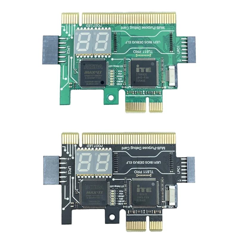 TL611 PRO 진단 카드, 데스크탑 PCI 마더보드용 Pcie 진단 카드, 데스크탑 및 노트북용