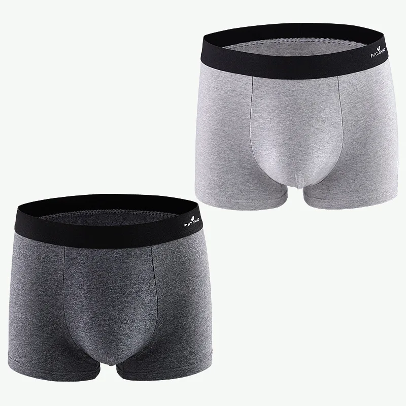 4pcs/lot Men's Pure 100% Cotton Underwear Graphene Inner crotch Moisture Absorbent Soft Elastic Waistband Male Panties Boxer