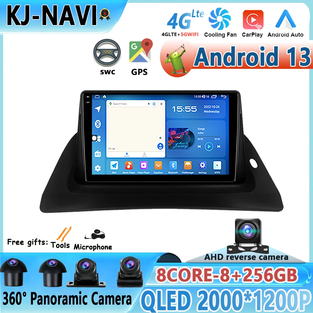 

Android 13 QLED Screen Stereo For Renault Kangoo 2015 - 2018 9" Multimedia Car Radio Video Player WIFI Bluetooth GPS Navigation