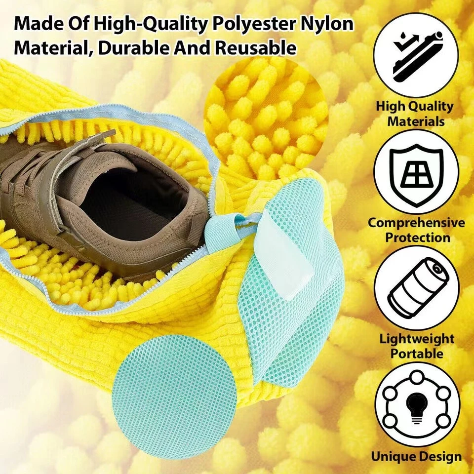 Wash Bag Padded Net Laundry Shoes Protector Fluffy fibers Easily remove dirt Washing Bags Anti-deformation Friendly Laundry Bag laundry bag shoe washing bag clothes washing bag