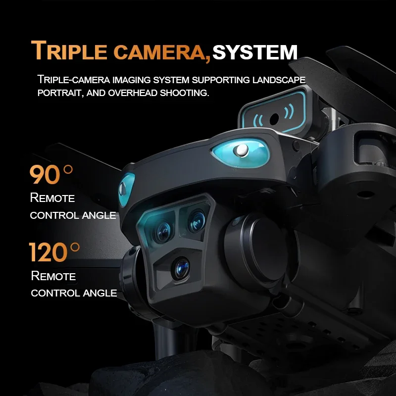 New M20 Drone Quadcopter 8K Professional FPV Drone Camera HD Aerial Photography Remote Control Aircraft Triple Camera UAV Toys