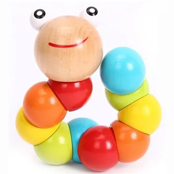 Recommend Cloth Multifunctional Educational Children Toys Baby Rattles Of Music Animals Hand Puppets Kid Toy Gifts tanie i dobre opinie W wieku 0-6m 13-24m 7-12m Drewna CN (pochodzenie) 870045 as picture Wooden Toys Educational toy 19*3 7*3 4cm