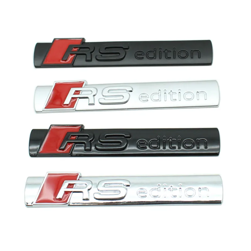 Per Audi A4 A6 A7 Lq3 Q5 3D Side Badge Rs Kit Fuel Speed Car Rs Edition Logo Car Emblem Car Metal Badge Sticker Sticker