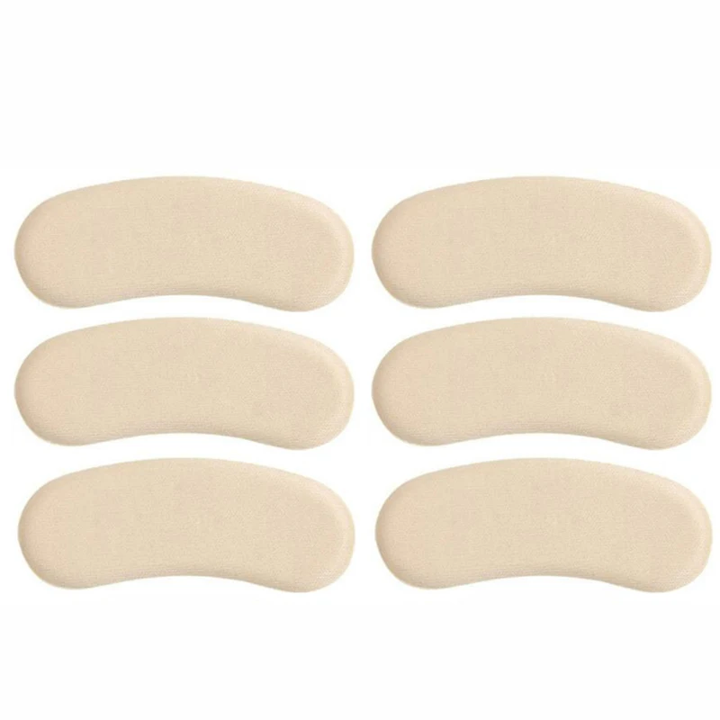 6PCS 부드러운 자체 접착식 스폰지 하이힐 인서트 미끄럼 방지 스포츠 깔창 통증 완화 마모 방지 쿠션 패드 사이즈 축소기