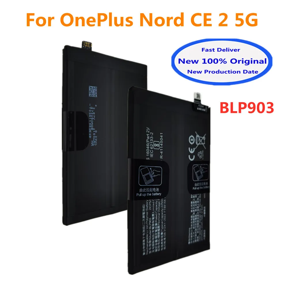 BLP861 Vervangende accu voor One Plus 1 Nord 2 5G & 1 Nord 2T & 1