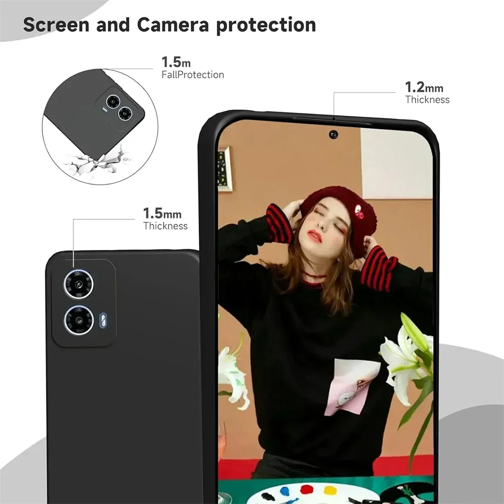 Portable Luxury Silicone Phone Case with Full Camera Protection