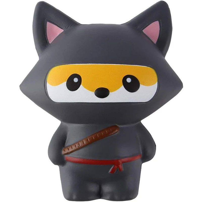 

5.3 Inches Squishies Ninja Jumbo Fox Slow Rising Squishies Kawaii Scented Soft Animal Toys Stress Relief for Kid's Toys