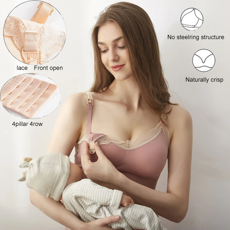 Women Summer Breathable Nursing Bras For Female Maternity Bra Ladies  Nursing Bras Plus Large Wireless Nursing Bra - AliExpress