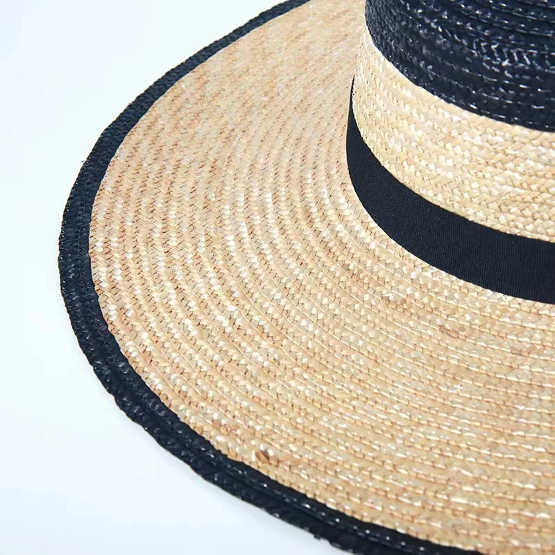 2024 New Product Large Eave Straw Hat Method Bowknot Oversized Brim Beach Hats Outdoor Wedding Sun Protection Sun Hat 4