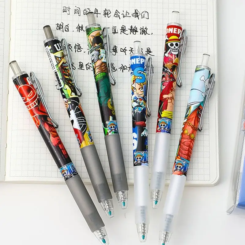 New One Piece Luffy Zoro Anime Cartoon Press Pen Creative