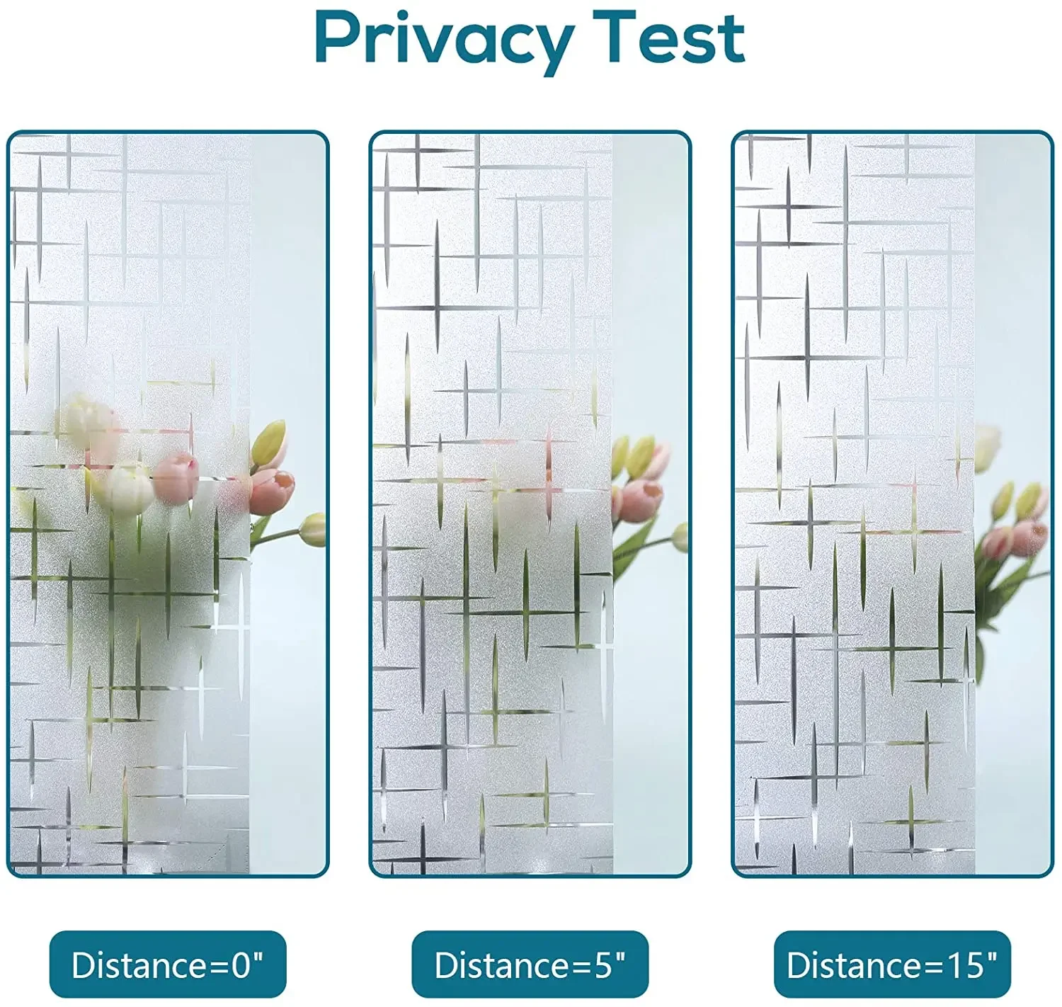 Window Film Window Privacy Film Window Sticker 3D Frosted Window Film Privacy Protection