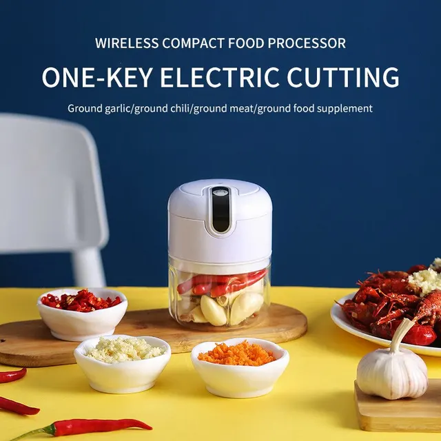 Mini Electric Garlic Chopper 4