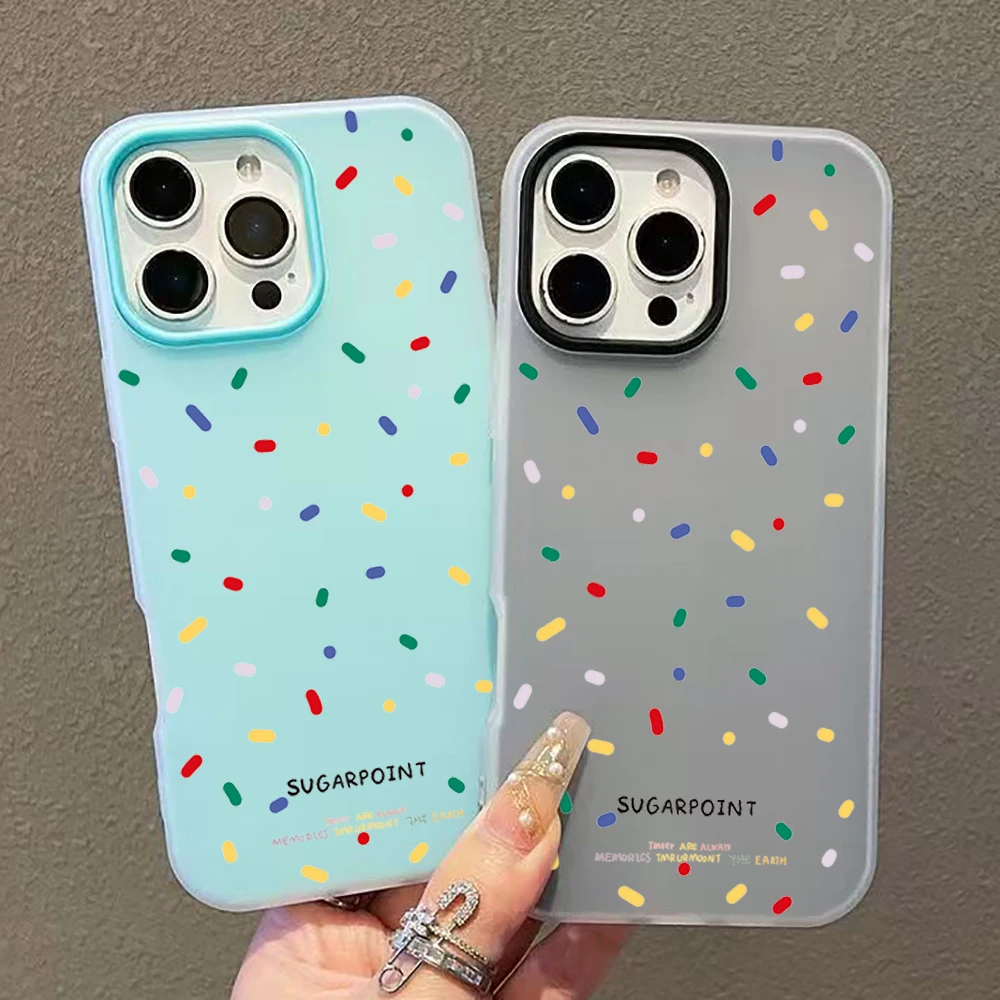 Full Screen Vibrant Small Stripes Shockproof Phone Case