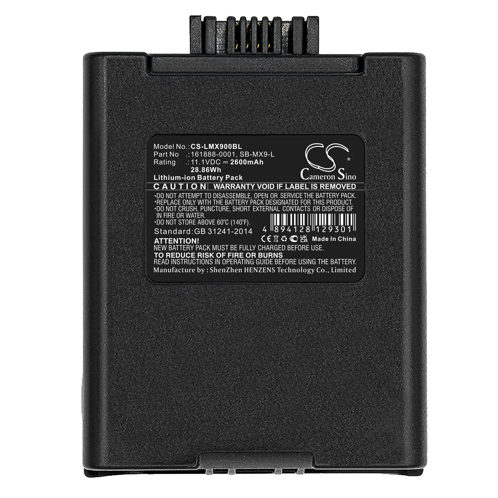 

Barcode Scanner Battery For LXE MX9 MX9H MX9A1B1B1F1A0US MX9AB4M0K1FCBDA0S0RTUSW600 MX9380 MX9381 FC3