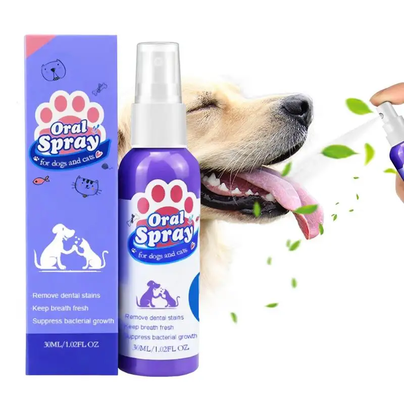 Dog Mouth Spray Dog Mouth Freshener Spray Dog Breath Freshener For Clean Teeth 30ml Cat Dental