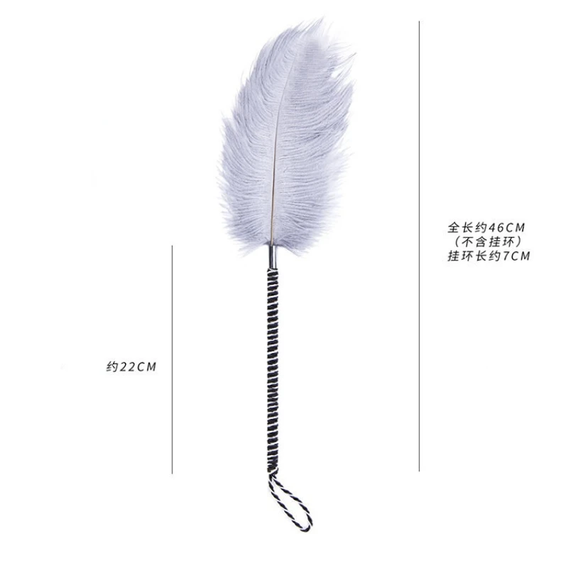 Solletico Flirtare clitoride piuma Frusta erotica Sculacciata Giocattoli adulti del sesso per le donne Prodotto schiavo Teasering Nip_voghion.com