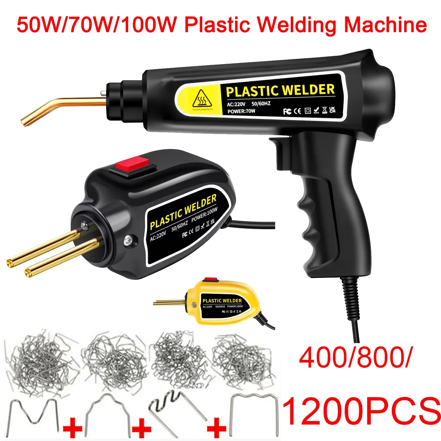 Saldatrice Per Plastica 70W 220V Con Graffette – Kit Riparazione PS STORE