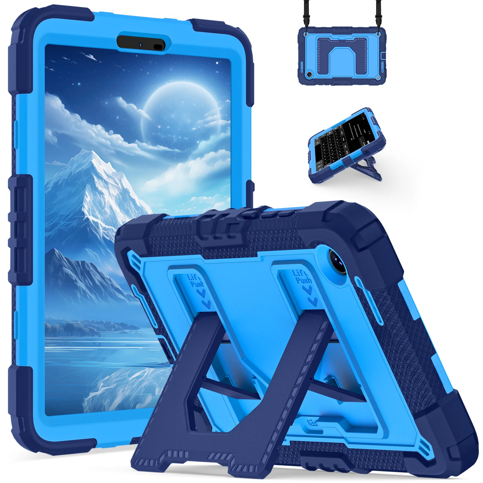 Enhanced Rugged Armor Stand Tablet Cover, 8.7 Inch