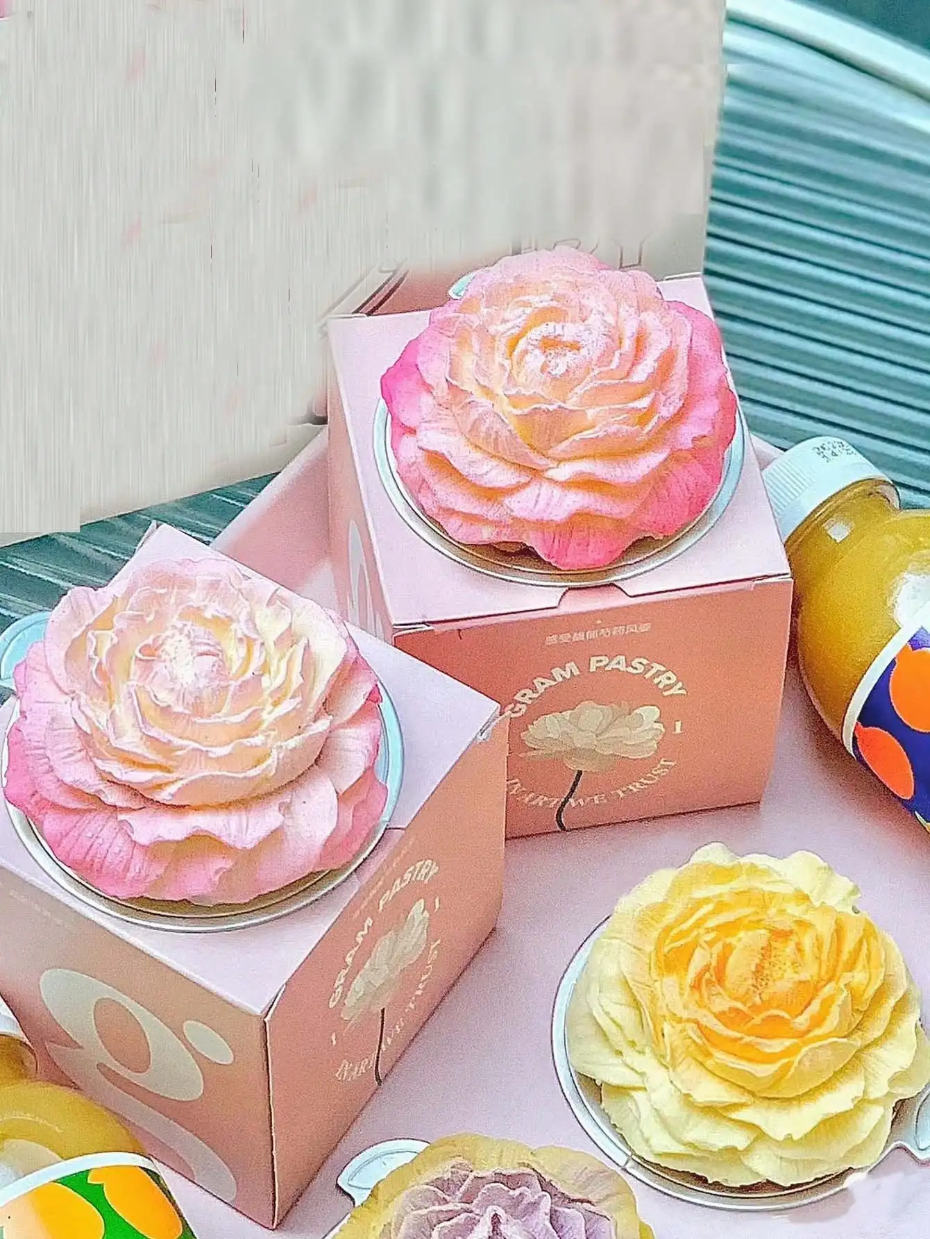 Candle mold 1PC 3D Peony Flower Silicone Mold Mother's Day Candle Soap Mold Beeswax Soap Mold