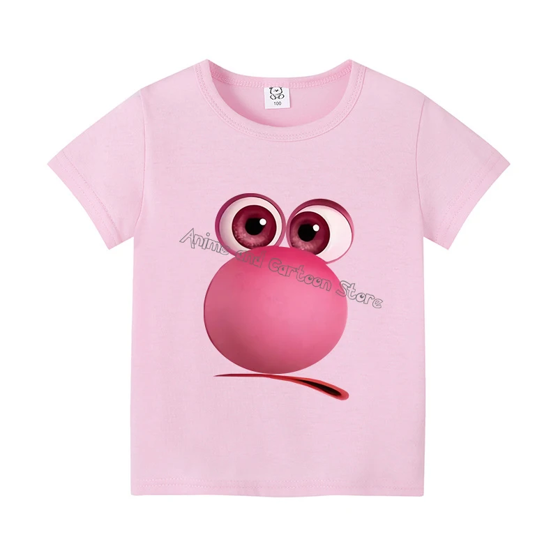 Disney Inside Out New T-shirt for Children Cartoon Clothing Trendy Base Tops Cute Emote Clothes Fashion Sunmer Tee Kids Top Gift 5