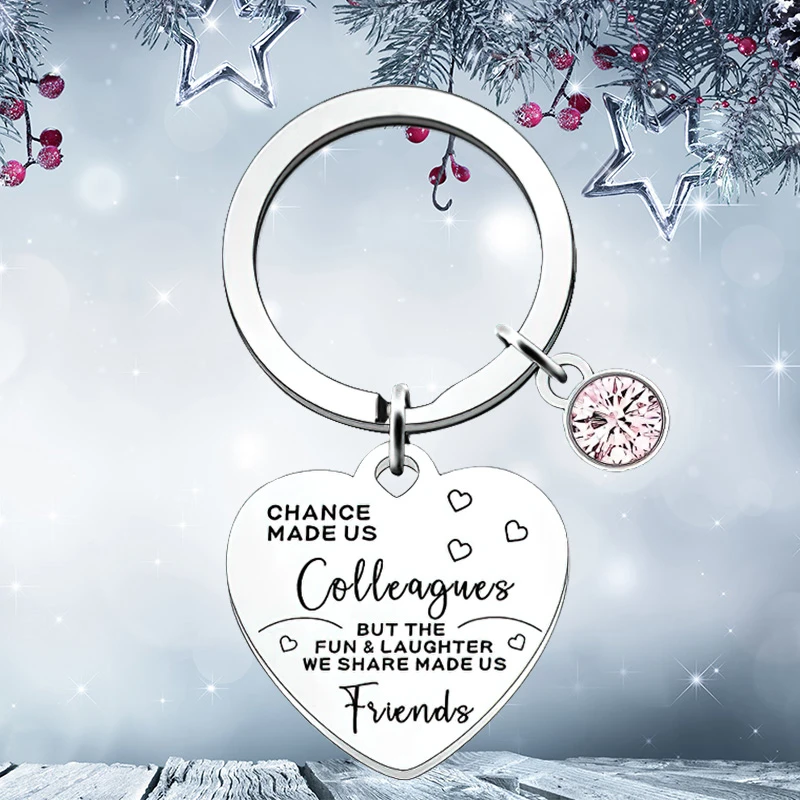 Chance Made Us Colleagues | Gifts Colleagues | Key Chain Keyring ...