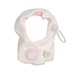 Plush Cloak Cotton Doll Outfit - Cute Blue Suit Dress - Up Set with Accessories (Pink 10cm cloth)