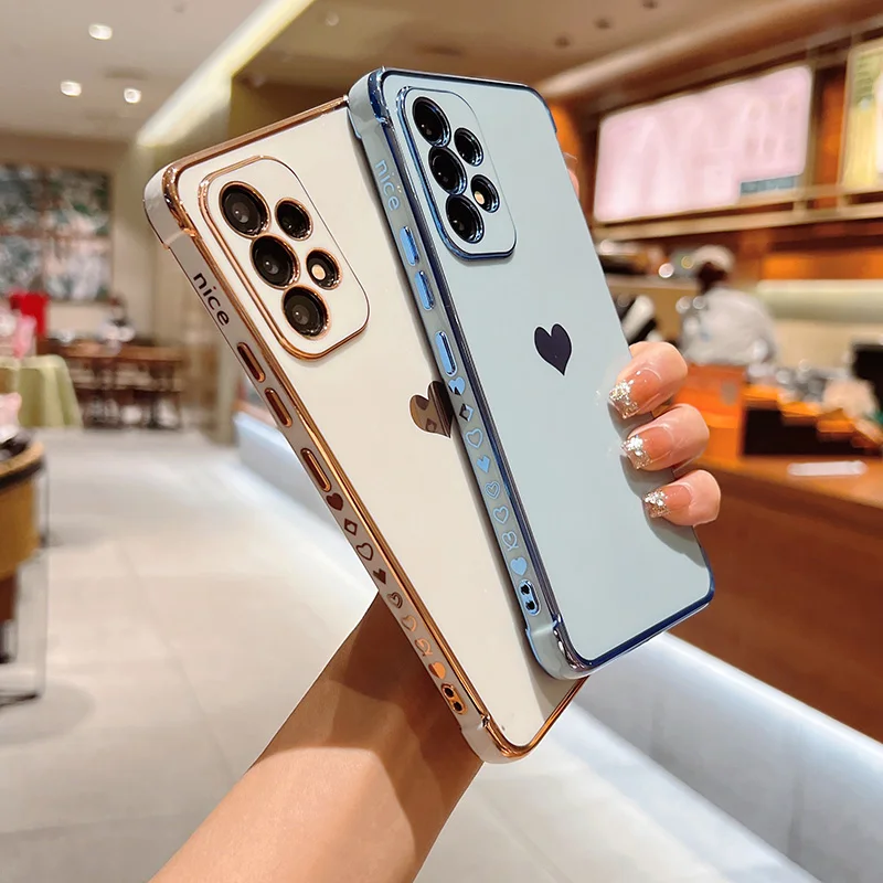 Etui z wzorem serca i miłości na telefony Samsung