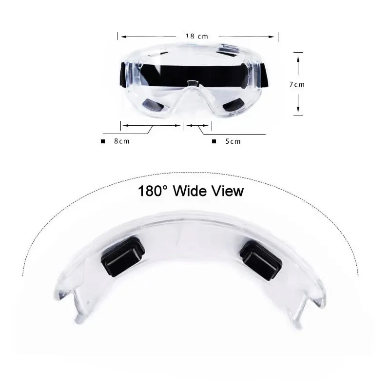 Half Face Respirator Mask Dust Safety Goggles 10 Filters Dual KN95 for Carpenter Builder Polishing