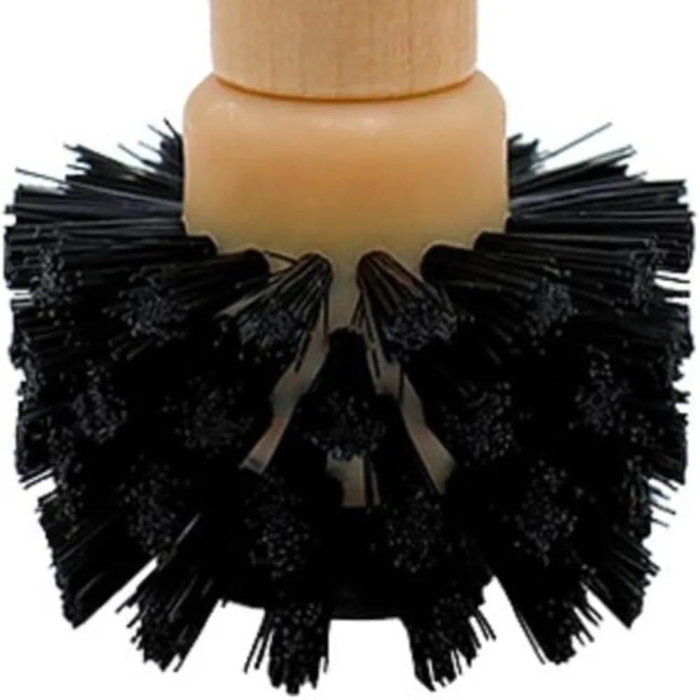 Coffee Cleaning Brush Wooden Coffee Brush Filter Basket Espresso Machine Handle Cleaning Brush Suitable for 49-54 Cm Professional