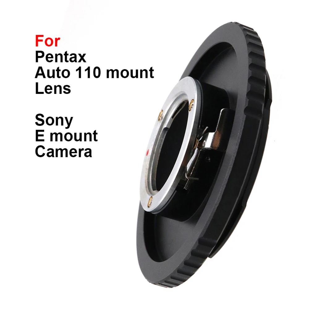 

PTX110-NEX For Pentax Auto 110 Lens - Sony E / FE Mount Adapter Ring Auto110-E for Sony A7 A9 A6000 A5000 NEX ZV series