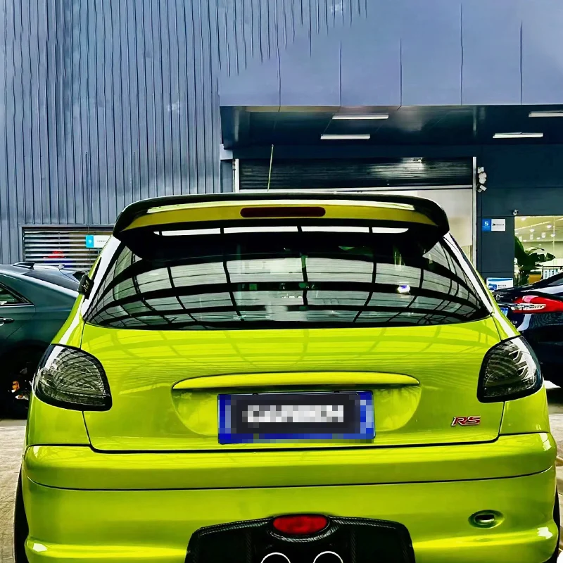 For 2013--2018 Peugeot 206 Hatchback Rear Roof Spoiler Trunk Lid