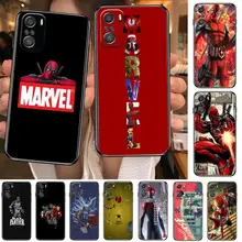 

Marvel Logo Comics Phone Case For xiaomi redmi 11 Lite pro Ultra 10 9 8 MIX 4 FOLD 10T Black Cover Silicone Back Prett