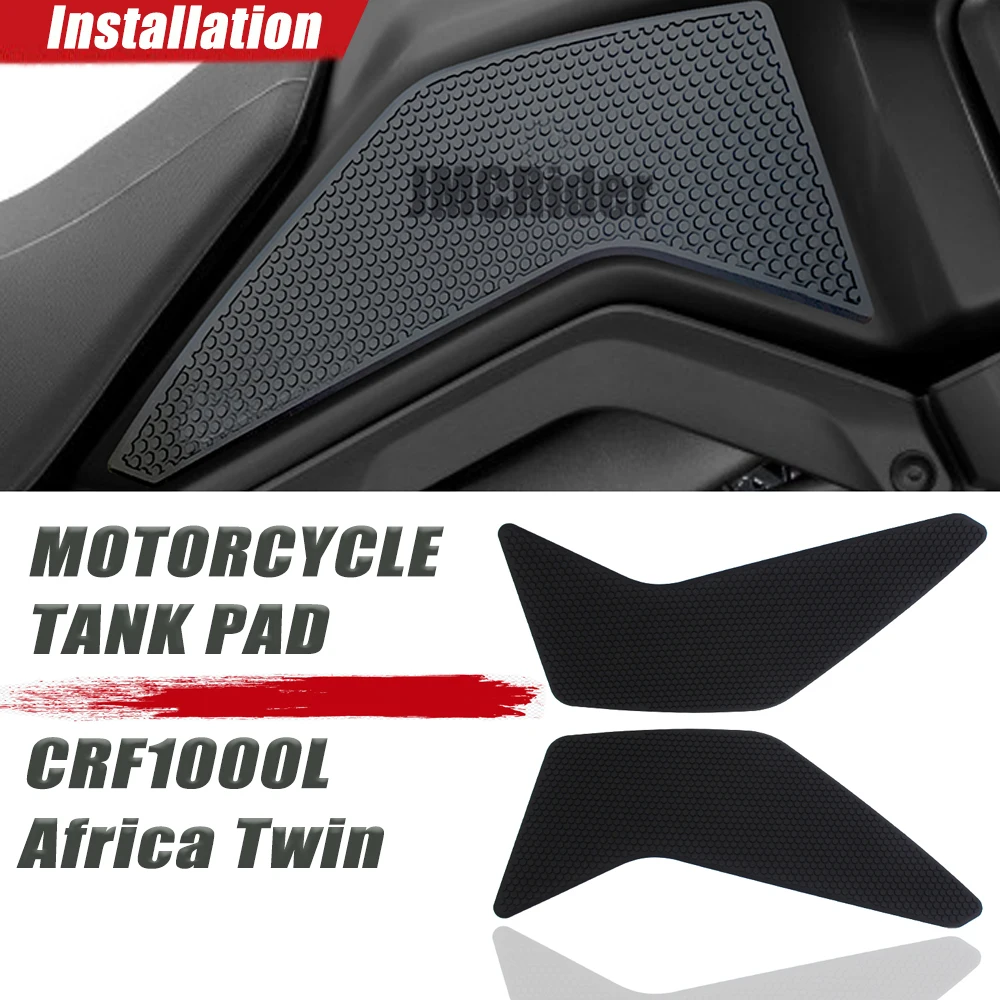 

For Honda CRF1000L Africa Twin 2016 2017 2018 2019 CRF1000L ADV 2018 Motorcycle Tank Pad Protector Sticker Knee Grip Traction