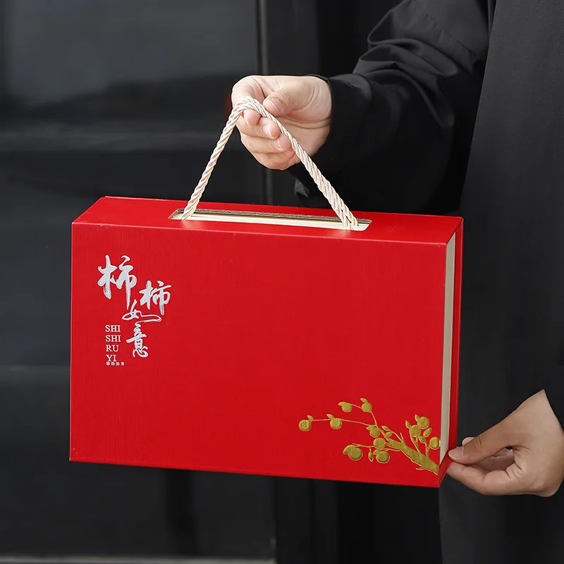 Ceramic Tea Set for Chinese Wedding, Persimmon Teaware, Kung Fu Tea, Porcelain Orange Teapot, Creative Tea Ceremony