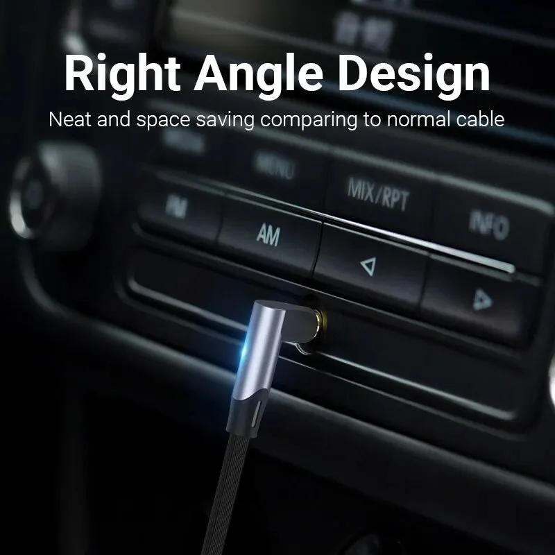 3.5mm Aux Cable Vention Jack 3.5mm Aux Cable Male to Male 3.5mm Audio Cable Jack for JBL Xiaomi Oneplus Headphones Speaker Car Aux Cord
