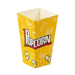 Party Theme Popcorn Containers - Set of 10/20/30 Decorative Paper Buckets - 20pcs (Style B)