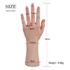Realistic Silicone Material Female Hands Foot Model Lifelike Silicone  Hand Foot Mannequin for Hand Art Jewelry Display 4