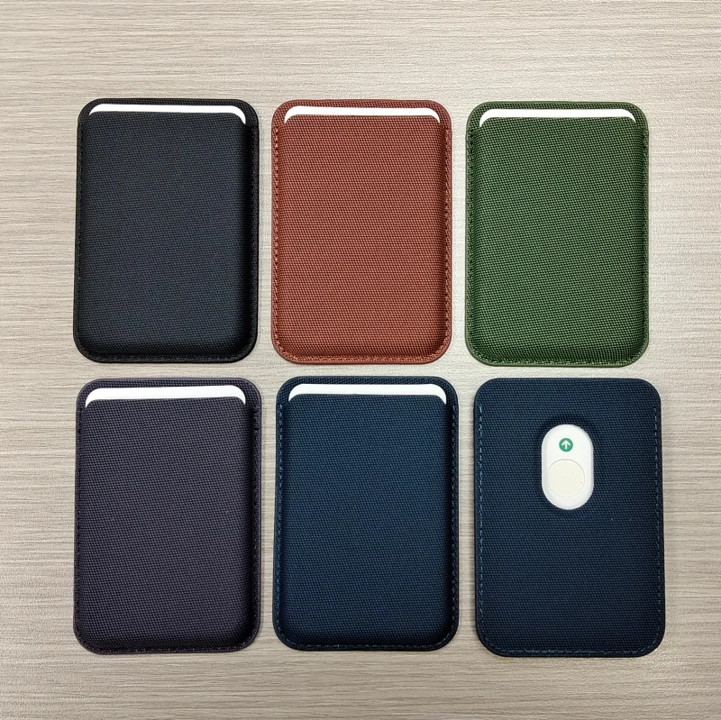 New Techwoven Magnetic Card Holder Leather Wallet Case For Magsafe iPhone 17 16 Pro Max Samsung S25 S26 Ultra Macsafe Card Slots