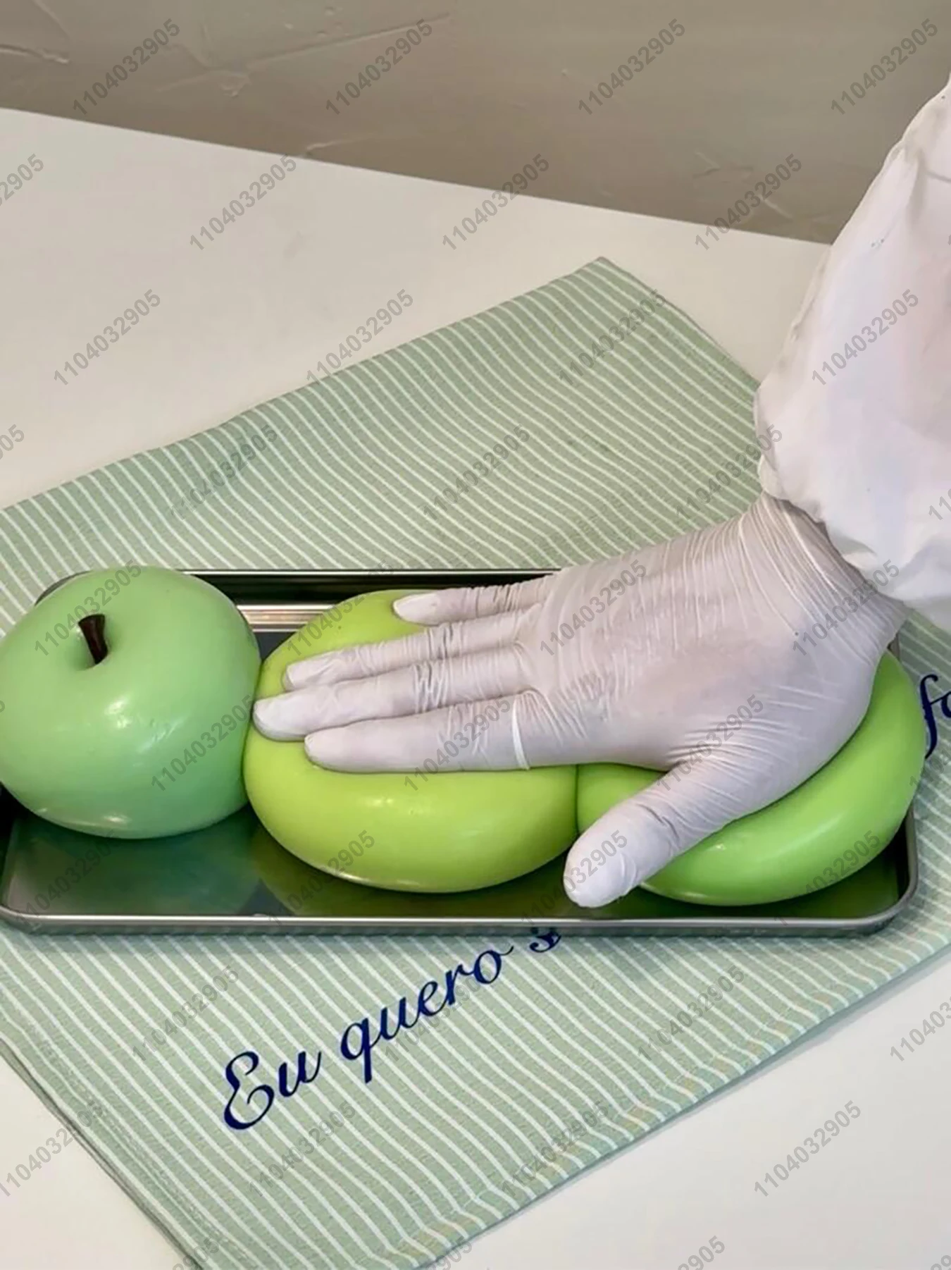 그린 애플 타바 스퀴시 빅 애플 피젯 토이 스퀴즈 토이 ASMR 재미있는 감각 장난감 스트레스 해소 성인 어린이 크리스마스 선물