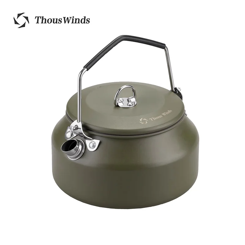Thous Winds Portable Camping Kettle 1L Outdoor Coffee Pot Tourist