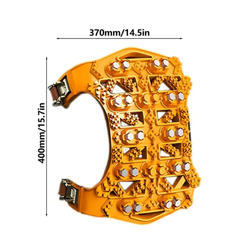 6pcs/set Car Snow Chains Off-Road Vehicle Sedan SUV Car Tire Supplies Auto Tire Snow Chains Anti-Skip Belt Safe Driving Tool