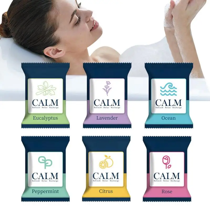 

Mini Aromatherapy Shower Tablets 6pcs Portable Fragrance Aromatherapy Shower Tablets Shower Steamers Gift Set Bath Accessories