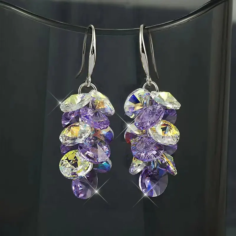 Gorgeous Women's Cubic Zirconia Stud Earrings