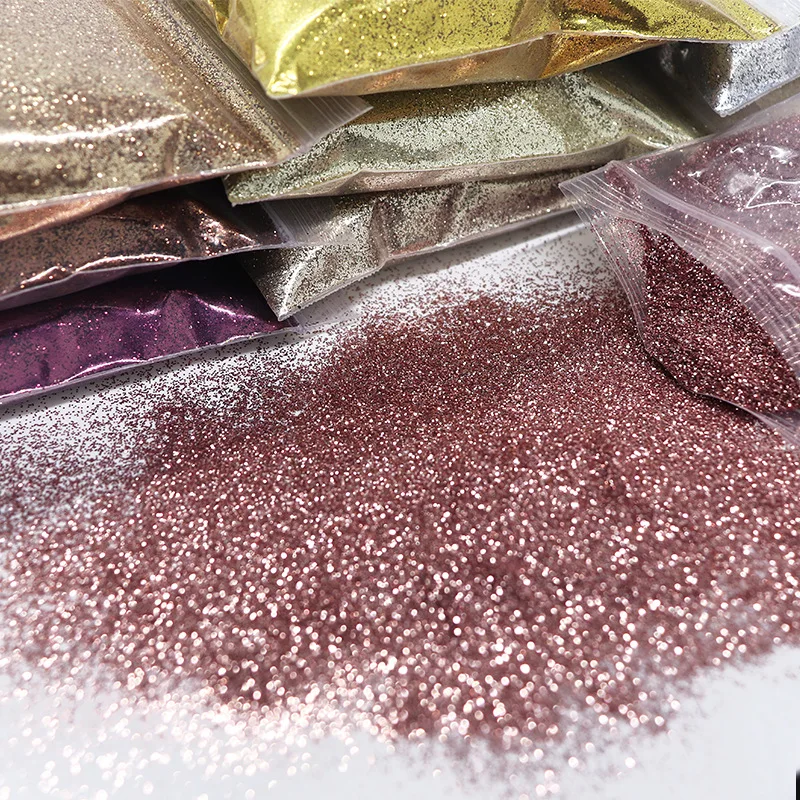 Holographic Fine Glitter Powder for DIY Crafting and Resin Art - 10g Gold & Silver Laser Sparkle